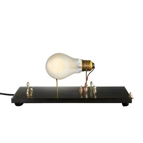 Exclusief i ricchi poveri monument for a bulb led tafellamp Ingo Maurer