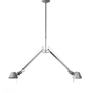Tolomeo suspension due bracci aluminium hanglamp Artemide Favoriet
