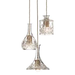 Decanterlight Chandelier 3 piece hanglamp Lee Broom In De Mode