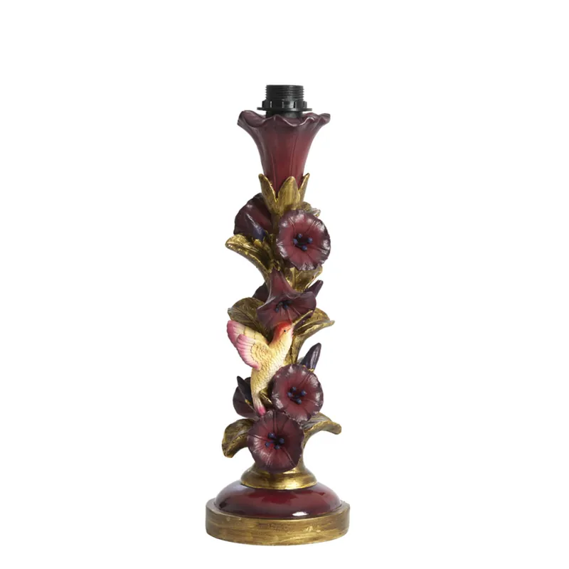 Koopje Kunststof tafellamp zacht roze elegant en speels Light & Living Berisso