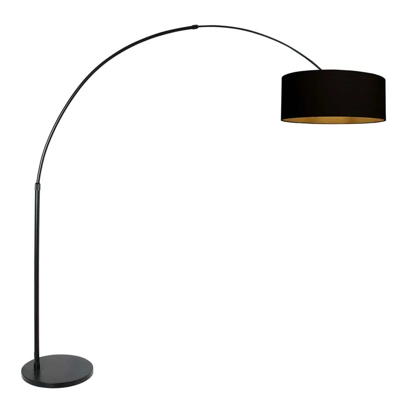 Zwarte vloerlamp boog Steinhauer Sparkled light Merkproduct