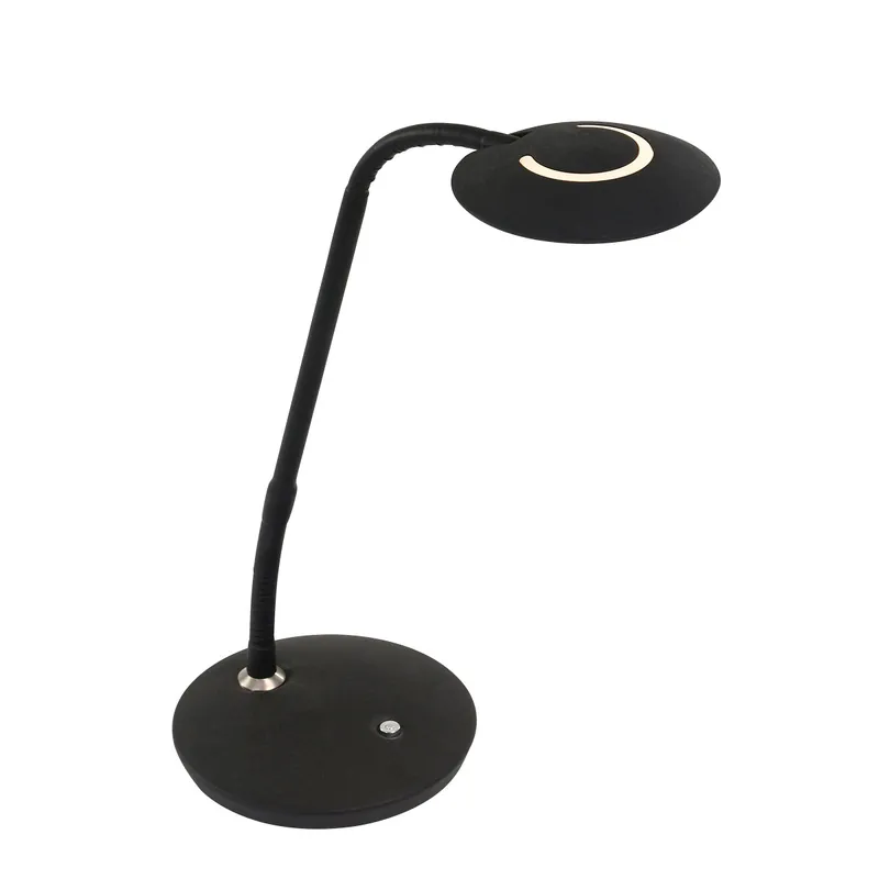Zwarte design bureaulamp Steinhauer Zenith led Budget