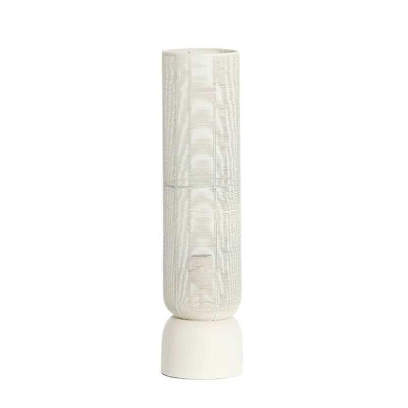 Cilindrische hoge tafellamp off-white Light & Living Lezuza Laatste Versie