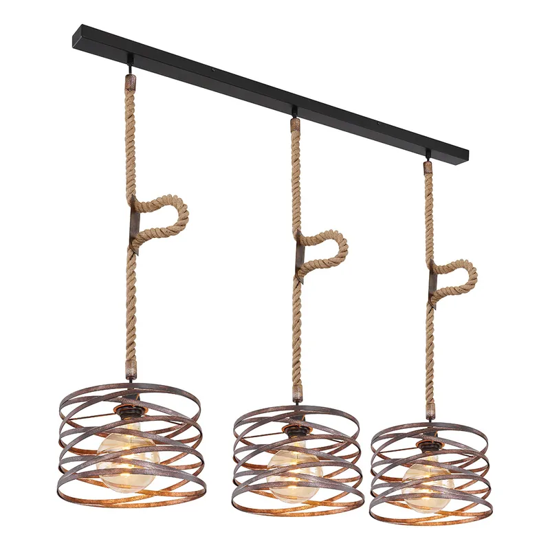 Shop Nu Retro hanglamp retro metaal touw Globo Marco