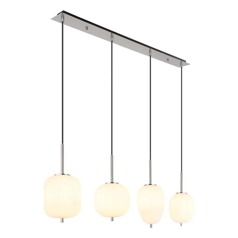 Shop Nu Klassieke nikkelen metalen hanglamp Globo Blacky i