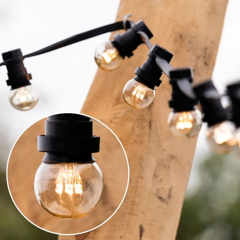 0,7W - warm wit transparante lampen Direct Beschikbaar