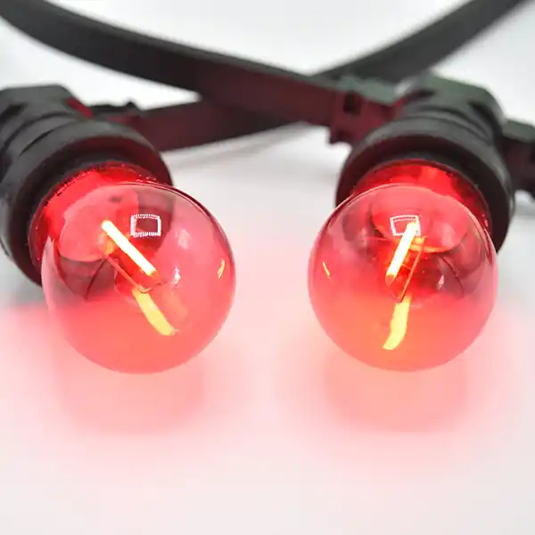 1 watt, filament, rood Weekendaanbieding