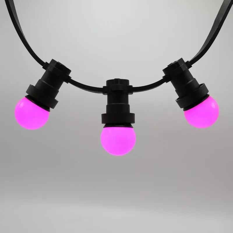 1 watt roze lampen met standaard kap Ø45 (oude batch) Direct Verzonden