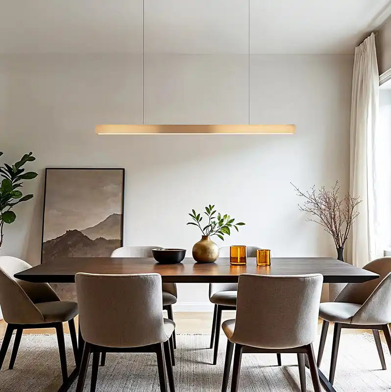 Dimbare gouden LED hanglamp - Harvey Merkproduct