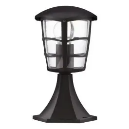 Zwarte moderne buitenlamp kunststof, Inas, IP44 | Lampgigant.nl Merkproduct