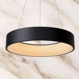 Dagaanbieding Zwarte hanglamp modern, Talowe, 39W, 3000K LED | Lampgigant.nl