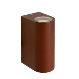 Roestbruine Boogy buitenlamp wand - Modern design | Lampgigant.nl Gecertificeerd