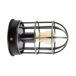 Industriële wandlamp zwart, Nova | Lampgigant.nl Rechtstreeks Van De Fabrikant