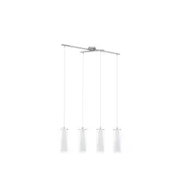 Hoge Kwaliteit Chromen moderne hanglamp glas, Barceno | Lampgigant.nl