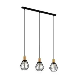 Snelle Levering Zwarte industriële hanglamp staal, Josefien | Lampgigant.nl