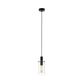 Uitverkoop Zwarte moderne hanglamp glas, Jovanni | Lampgigant.nl