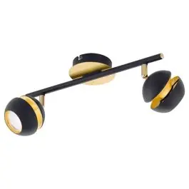 Limited Edition Zwarte moderne plafondspot, Josse, staal | Lampgigant.nl