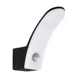 Koop Online Zwarte moderne buitenlamp met bewegingssensor, Oskar, aluminium, IP44 | Lampgigant.nl
