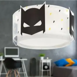 Zwarte kinderkamer plafondlamp kunststof, Hero | Lampgigant.nl Laatste Kans