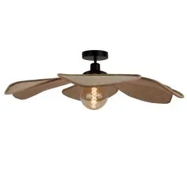 Uitverkoop Landelijke plafondlamp beige, Vere | Lampgigant.nl