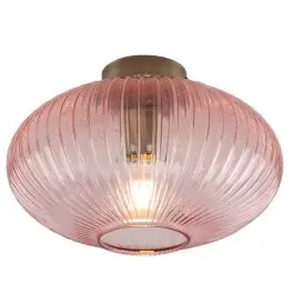 Retro plafonnière roze, Charlois | Lampgigant.nl Beste Prijs
