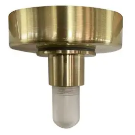 Merkproduct Kunststof plafondfitting goud, Aafje, IP44 | Lampgigant.nl