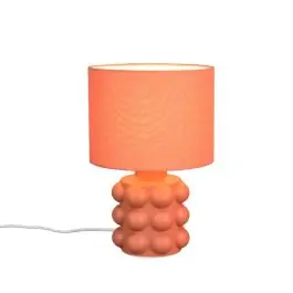 Keramische tafellamp oranje, Cihad, met schakelaar | Lampgigant.nl Hete Deal