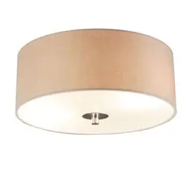 Professioneel Landelijke plafondlamp beige 30 cm - Drum | QAZQA