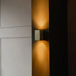 Finale Uitverkoop Moderne wandlamp goud vierkant 2-lichts - Sandy | QAZQA
