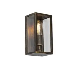 Exclusieve Aanbieding Vintage wandlamp antiek goud 26 cm IP44- Charlois | QAZQA