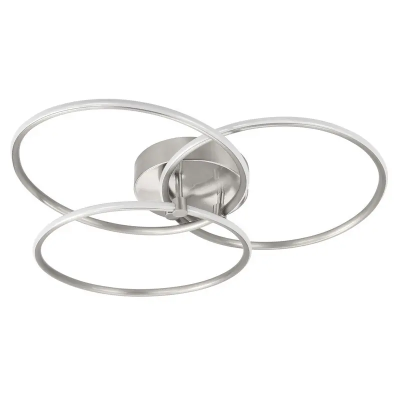 Koopje Plafondlamp Circles 21 watt staal