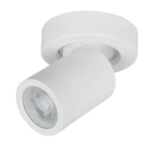 Spot Oliver 1 lichts badkamer IP44 wit Authentiek