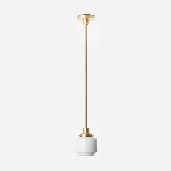 Authentiek Hanglamp Getrapte Cilinder Small 20’s Messing