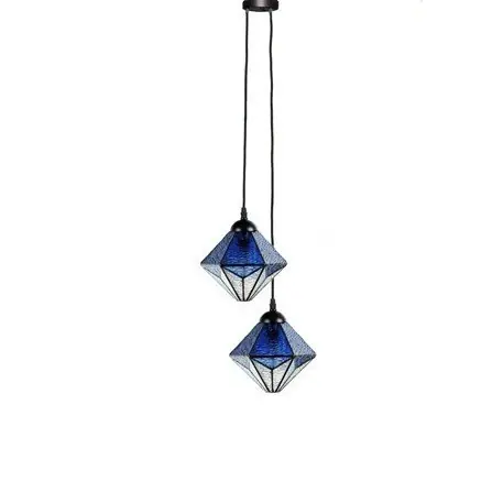 Tiffany Kroonluchter Akira Blue 2 Luxe