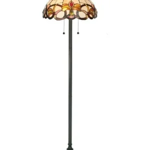 Ambachtelijk Tiffany vloerlamp Roxbury 40 – 9454