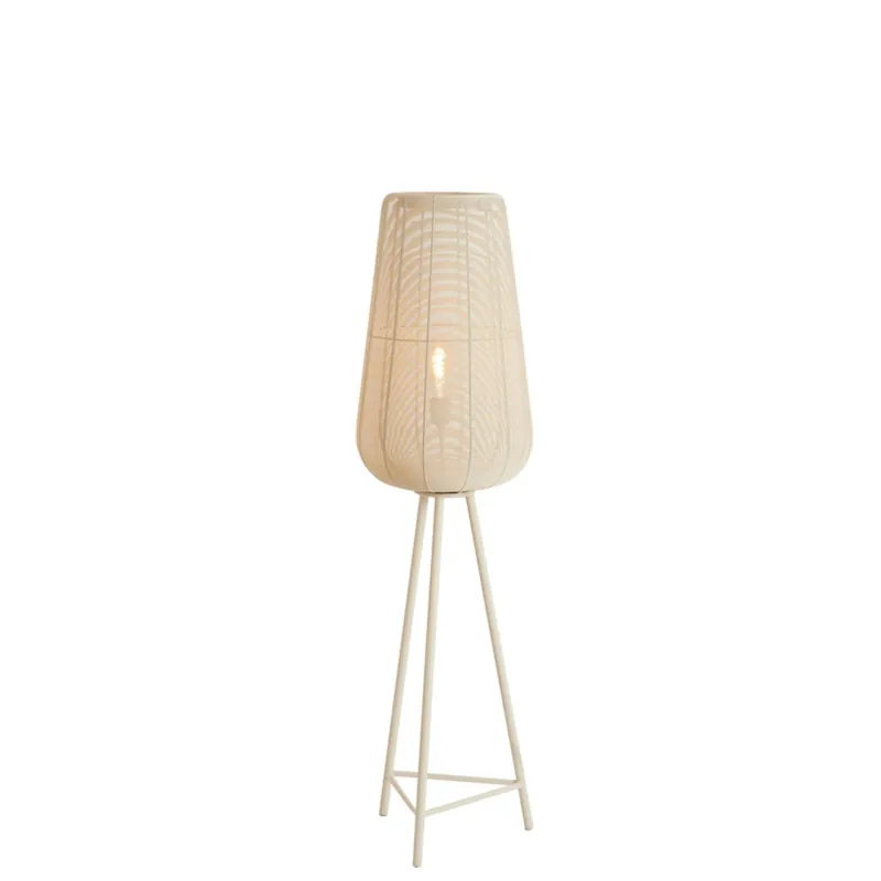Direct Beschikbaar Vloerlamp driepoot Ø37×135 cm ADETA mat crème