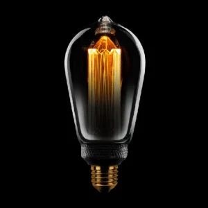 Bulkbestelling ETH Edison ST64 kooldraad LED 5w E27 240v 1800k 3 stappen dimbaar half smoke / half helder