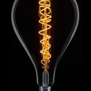 Koop Vandaag ETH Standaard XXL Spiraal Filament LED E27 240v 7w / 3,5w / 1w 2100k 3 stappen dimbaar/Scene switch smoke