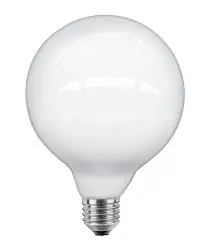 Origineel ETH Led Globe 95mm E27 8w/100w 2700k dimbaar 1000L opaal glans glas