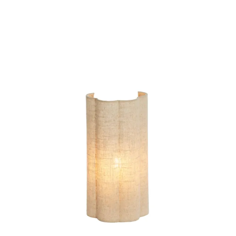 Wandlamp E14 15x10x30,5 cm FRINGE naturel Direct Verzonden