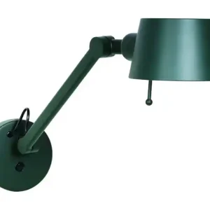 Wereldwijde Verzending Wandlamp Freelight Sovrano – Groen met Gouden Binnenkant, Retro Design